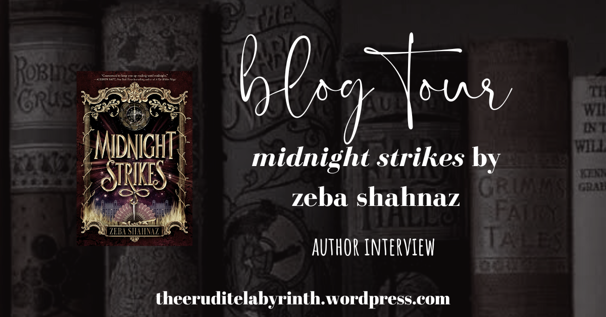 Author Interview with Zeba Shahnaz, author of Midnight Strikes — Blog Tour